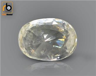 NATURAL UNHEATED UNTREATED Yellow Sapphire / Pukhraj 5.17 CTS ( 63242 )